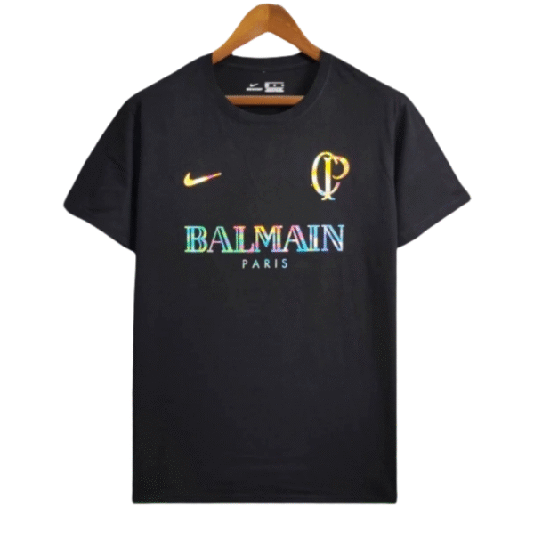 Corinthians BALMAIN 24-25 Casual Reflective Kit Black Shirt Football Jersey
