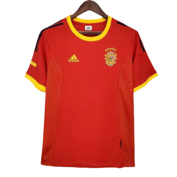 Spain Retro Jersey Home World Cup 2002