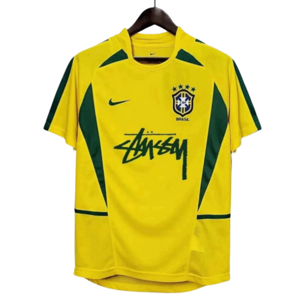 2002 Brazilian retro jersey home signature special edition