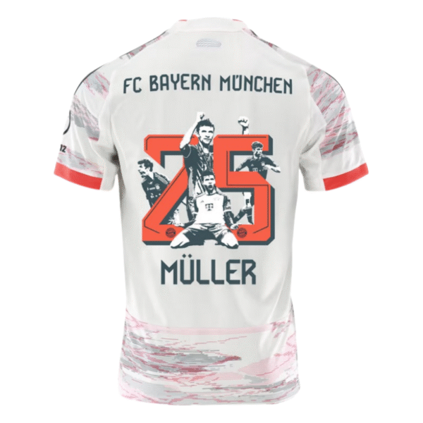 Bayern Munich away player edition 25-26 football jersey