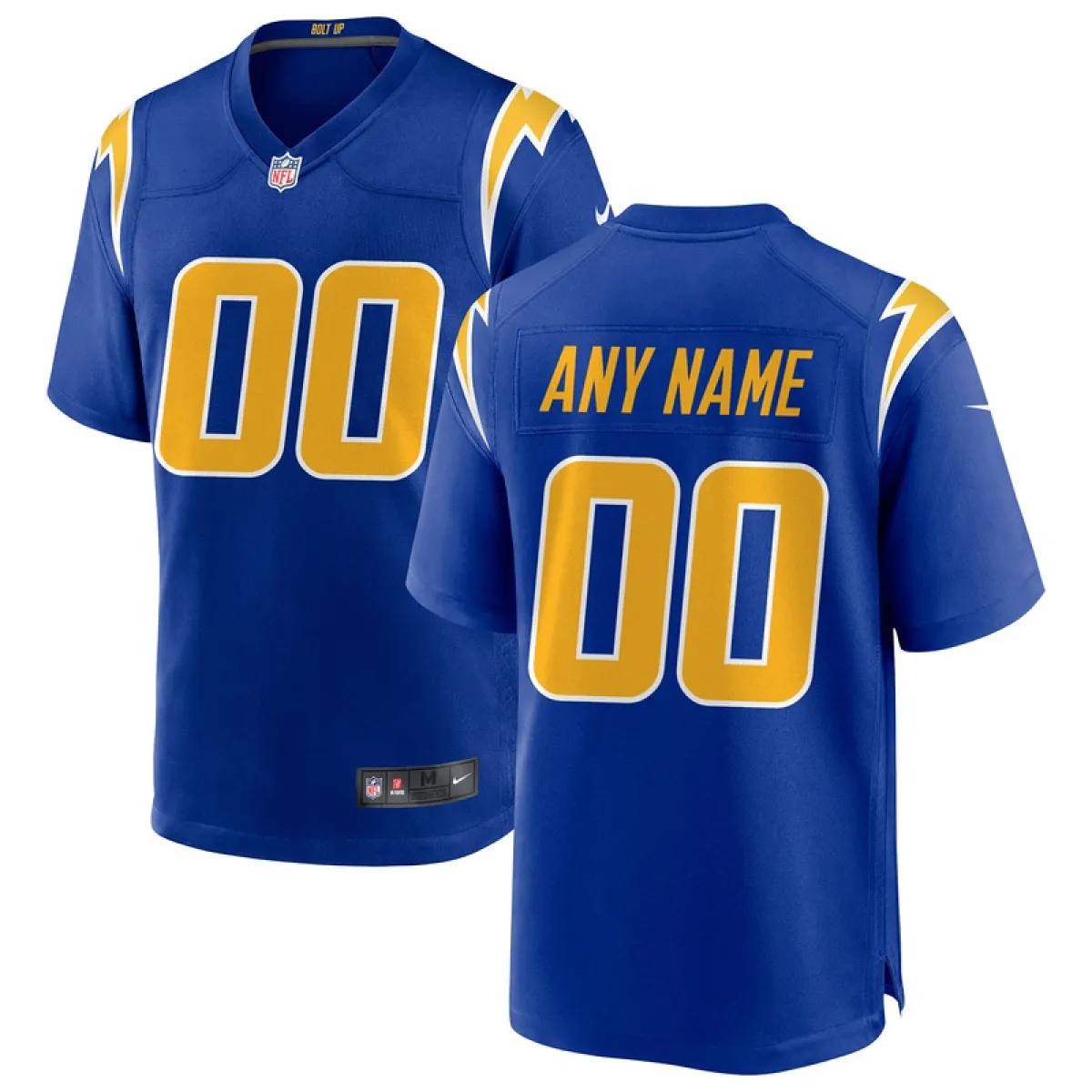 230c58b9f0 Men's Los Angeles Chargers Nike Royal Alternate Custom Game Jersey - Image 1