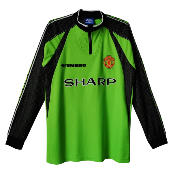 1998/99 Manchester United Retro Goalkeeper Jersey Long Sleeve