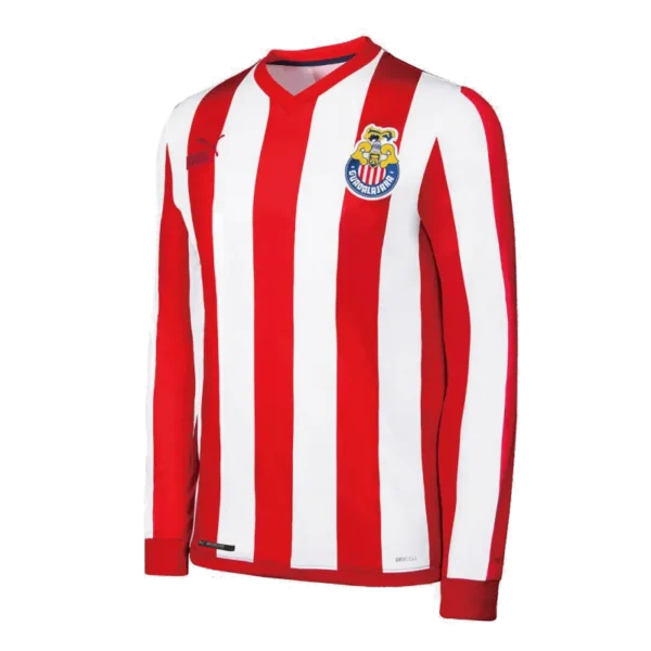 Chivas Guadalajara Soccer Jersey Home Long Sleeve  Retro
