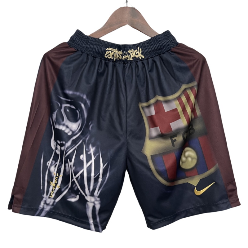 3326cba520 Barcelona X Travis Scott Special Edition Soccer Shorts 25-26 - Image 1