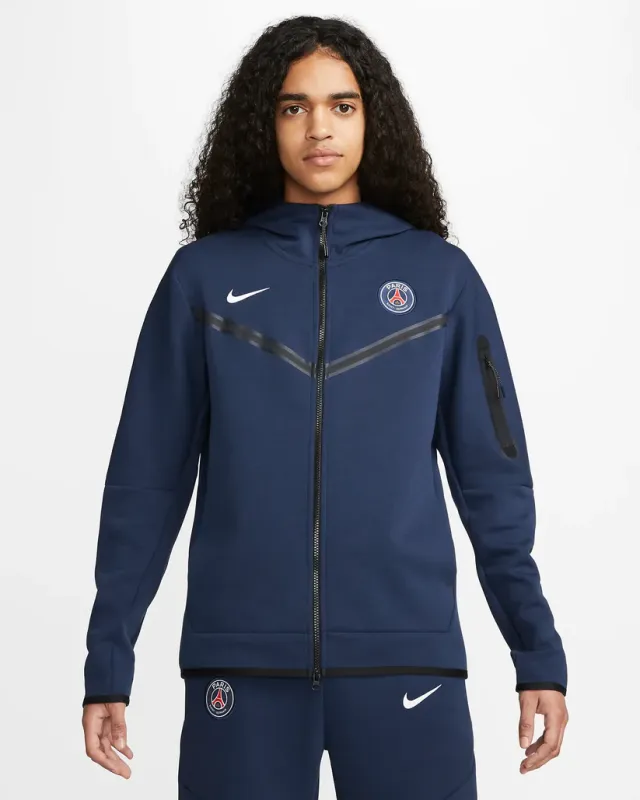 6edd26026d 2024-25 NIKE TECH FLEECE HOODIE Kit --PSG - Image 1