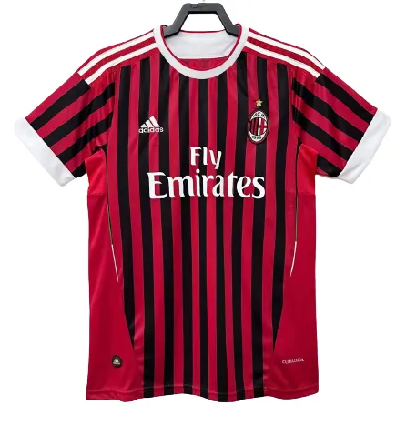 AC Milan Retro Jersey Home 2011/12