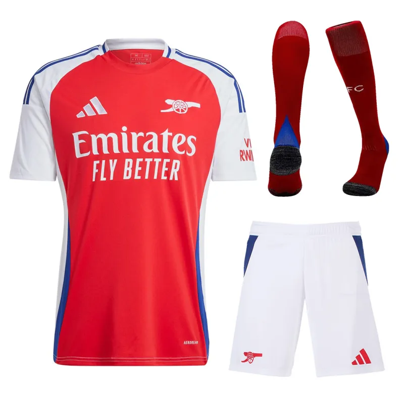 73ab92bf3a Arsenal Home Whole Kit(Jersey+Shorts+Socks) 2024-25 - Image 1