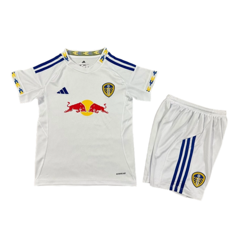 741c219d-005327e8cc Kids Leeds United Home Kits 2025-26 (Jersey+Shorts) - Image 1