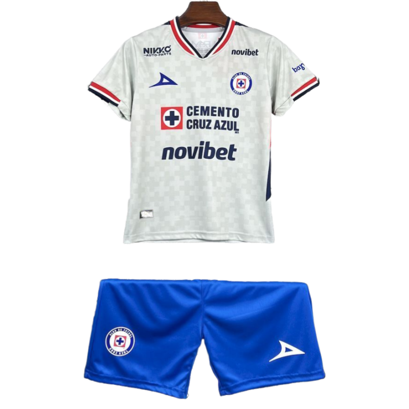 769e4499 Cruz Azul soccer jersey Away Kids Kit 2025-26 Fan version - Image 1