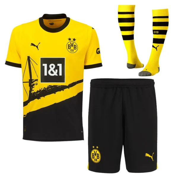 23-24 Borussia Dortmund Home Whole Kit （Jersey+Shorts+Socks）