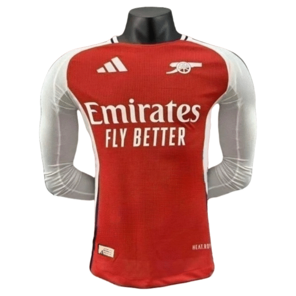 Arsenal Home Long Sleeve Jersey Player Version 2024-25
