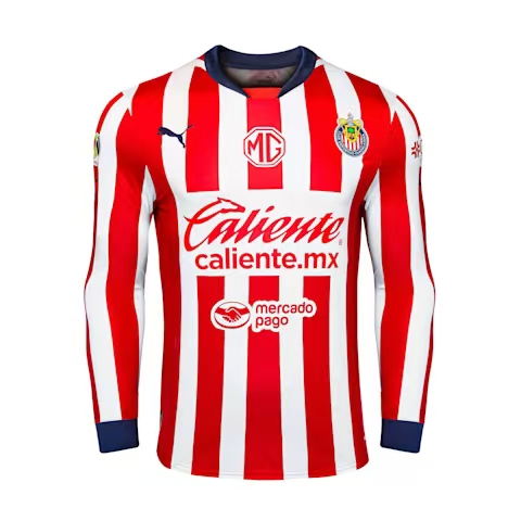 986d106306 Puma Men's Chivas Home Long Sleeve Football Jersey 24-25 - Image 1