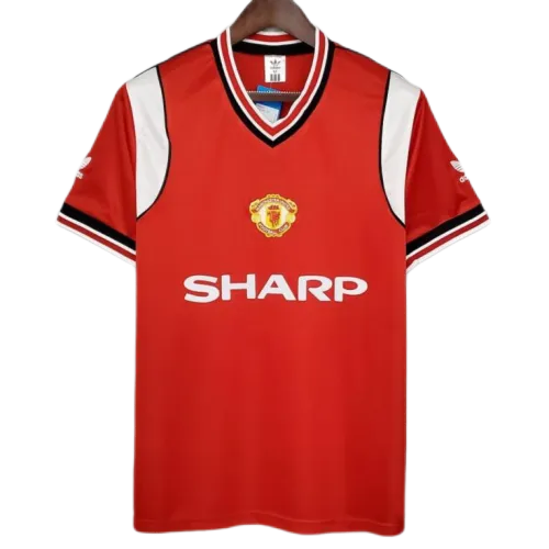 b090629bda 1985 Manchester United Retro Jersey Home - Image 1