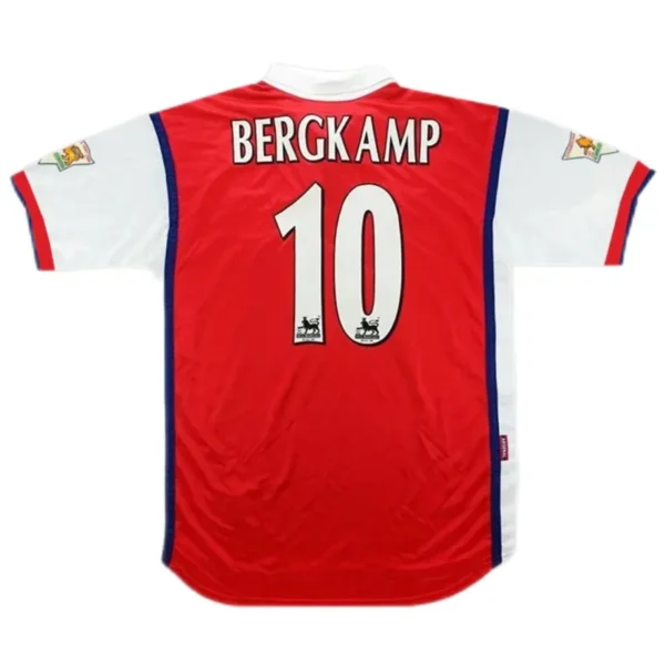 98-99 Arsenal Bergkamp #10 Retro Jersey Home