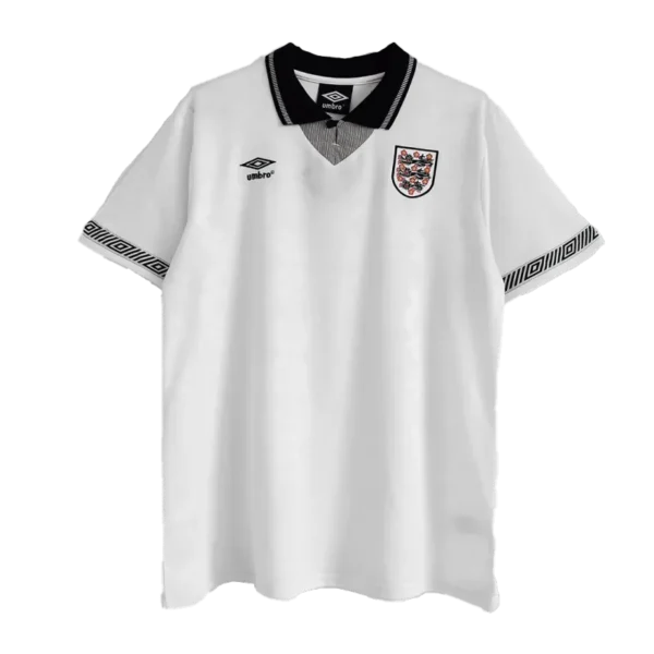 1990 England Retro Jersey Home Replica World Cup