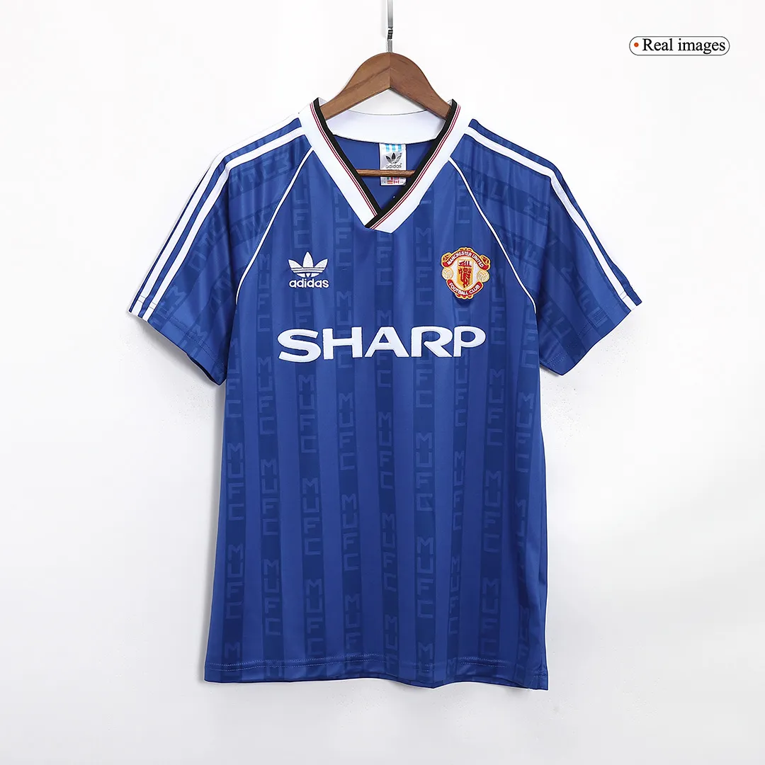 dd20465cc4 1988/90 Manchester United Retro Jersey Away - Image 1