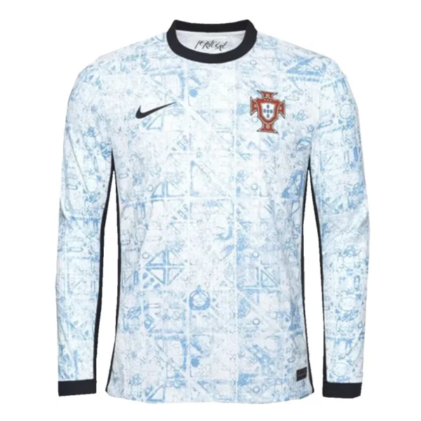 2024 Portugal Nation Away Long Sleeve Jersey Euro