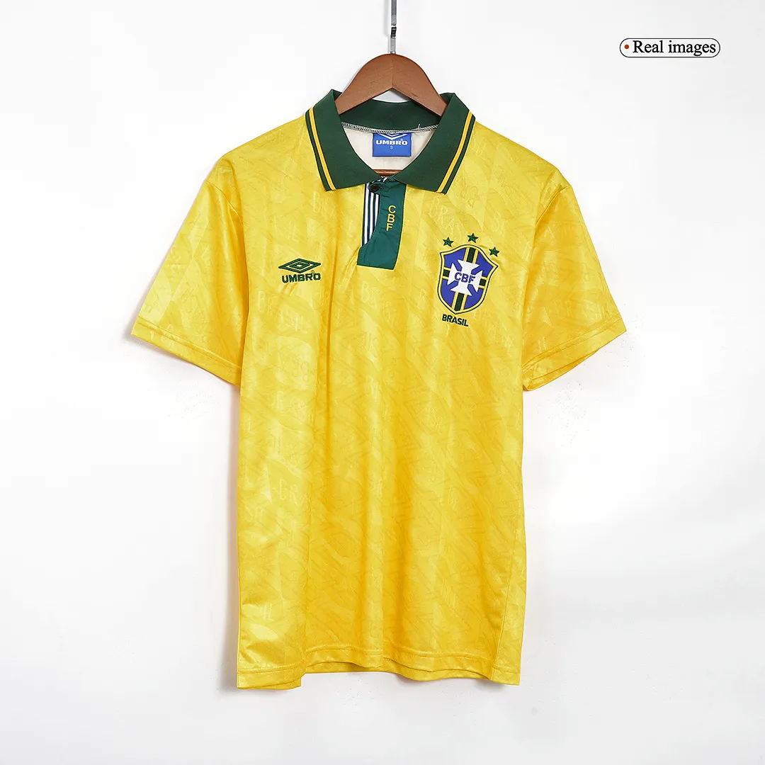 f705504b83 Brazil Retro Jersey Home 1991/93 - Image 1