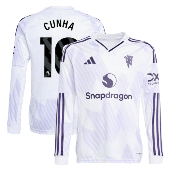 Manchester United Away Long Sleeve football jersey 25-26 -Fan edition