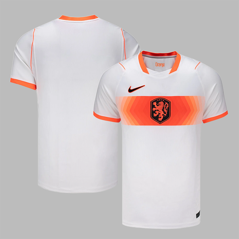 Netherlands Worldcup 2026 Away Jersey – White (1) Replica 2026 FIFA World Cup Netherlands Worldcup 2026 Away Jersey – White - Image 1