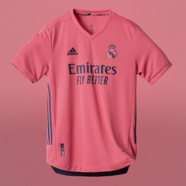 Replica 2026 FIFA World Cup Pink and Blue Printed Real Madrid Away Football Jersey