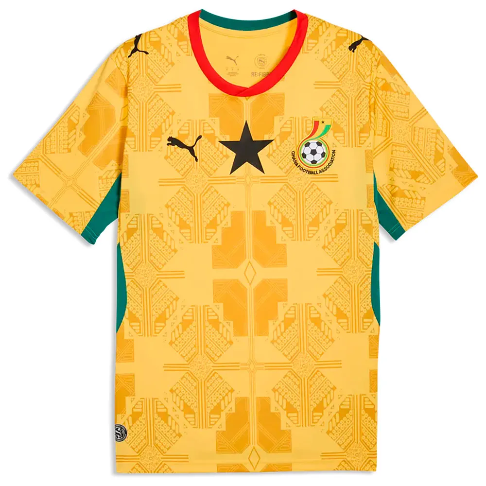 Puma Ghana Replica Away short sleeve T-shirt (1) Replica 2026 FIFA World Cup Puma Ghana Replica Away short sleeve T-shirt - Image 1