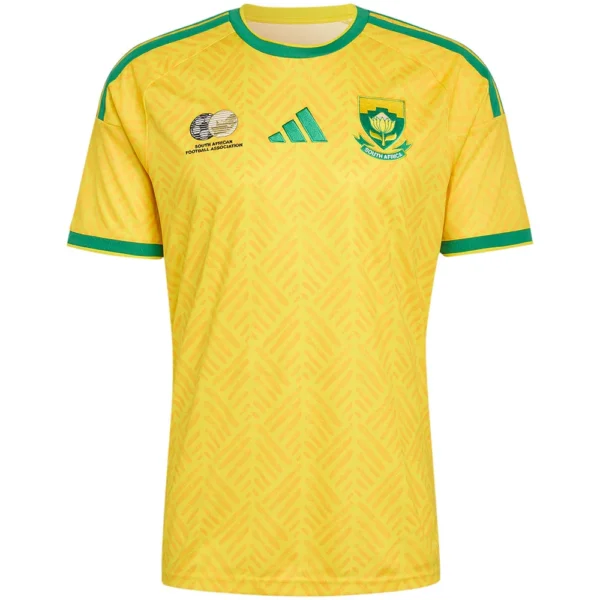 Replica 2026 FIFA World Cup adidas South Africa home short sleeve T-shirt